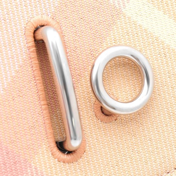 Burberry Long Wallet Rocking Horse Check Peach Pink LS - Picture 3 of 5